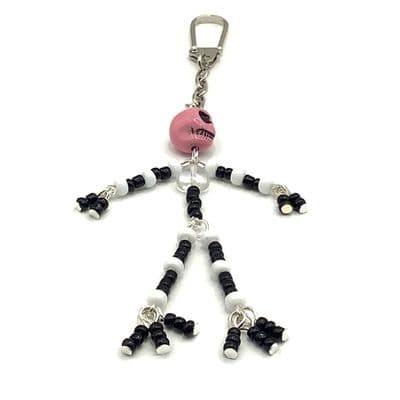 DANCING SKELETON with Pink Skull 5