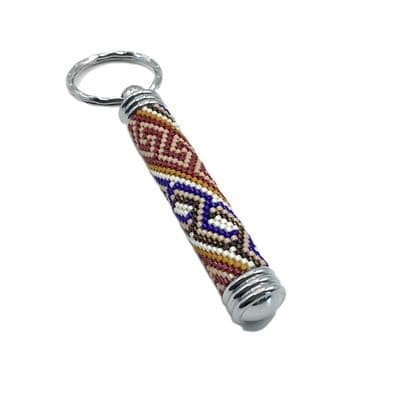 G/P Delica Beaded Needle/Emergency Case Keyring ROMAN MOSAIC DEL0025