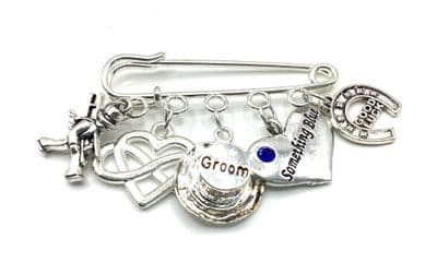 GROOM Wedding Pin  PINS0008
