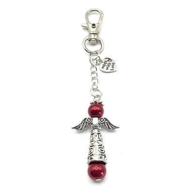 Guardian Angel S/P Keyring Red 4
