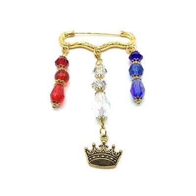 King Charles III Coronation Pin 3½