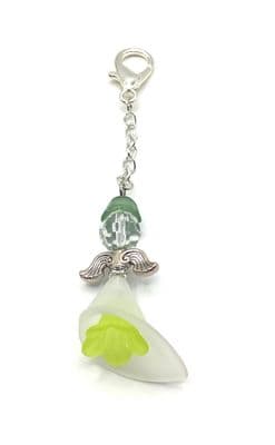 Lady Keyring White/Green 4