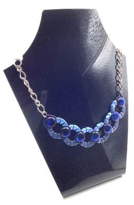 NIB-BIT & Candy Necklace Blue Coloured 19