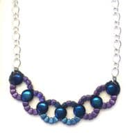 NIB-BIT & Candy Necklace Purple Coloured 19
