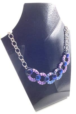 NIB-BIT & Candy Necklace Purple Coloured 19