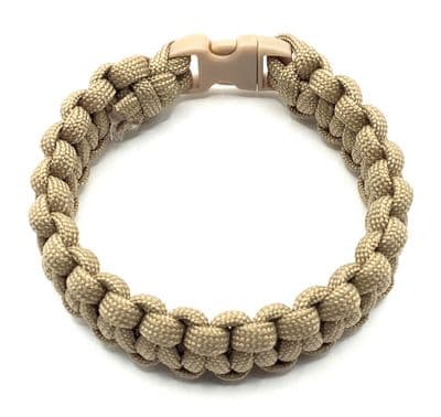 Paracord Bracelet Cobra Style L/Brown  8