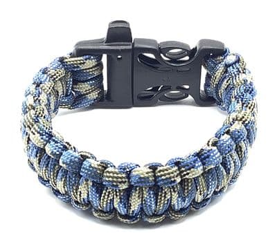 Paracord Bracelet WHISTLE CLIP 7½-8
