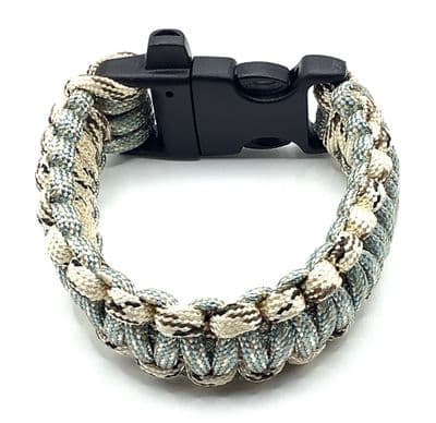 Paracord Bracelet WHISTLE CLIP 7½-8