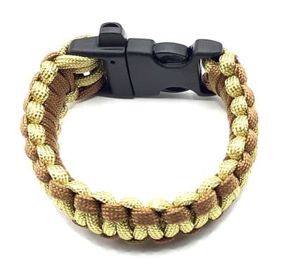 Paracord Bracelet WHISTLE CLIP 7½-8