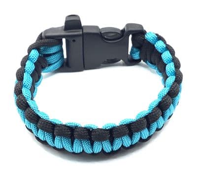 Paracord Bracelet WHISTLE CLIP 7½-8