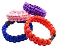 Paracord Cobra Bracelet Blue 8½