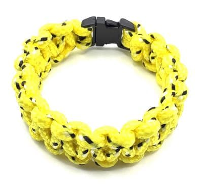 Paracord Cobra Bracelet Yellow 7