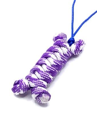 Paracord Dog Bone Zip Pull 4