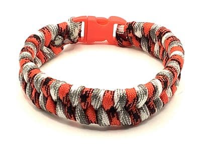 Paracord FISHTAIL Bracelet  Multi 7