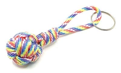 Paracord Monkey Fist Zip Pull/Fob 4½