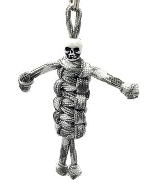 Paracord Skeleton Zip Pull 4½