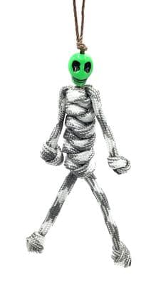 Paracord Skeleton Zip Pull 6