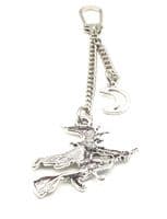 S/P Witch & Moon KEYRING 4¼