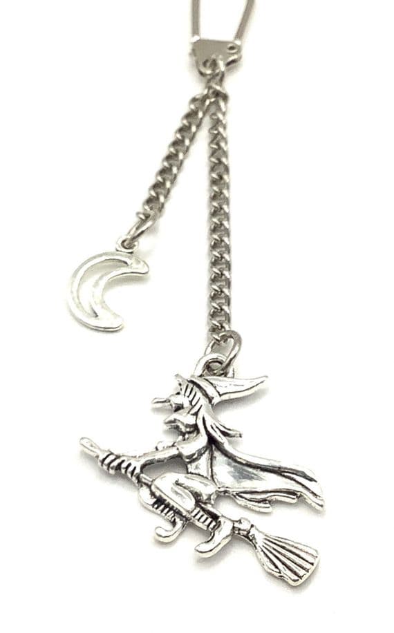 S/P Witch & Moon KEYRING 4¼