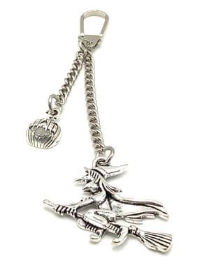S/P Witch & Pumpkin KEYRING 4¼