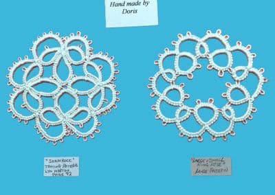 Shamrock & Ring Rose Motifs 3¼