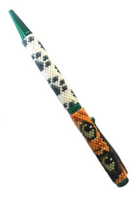 Slimline Roller Green Pen - Calico Cats Eyes  PEN0010