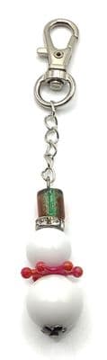 Small Snowman Keyring 4