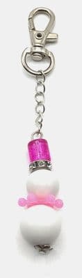 Small Snowman Keyring 4