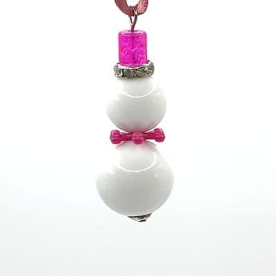 Snowman Christmas Hanging Ornament 2