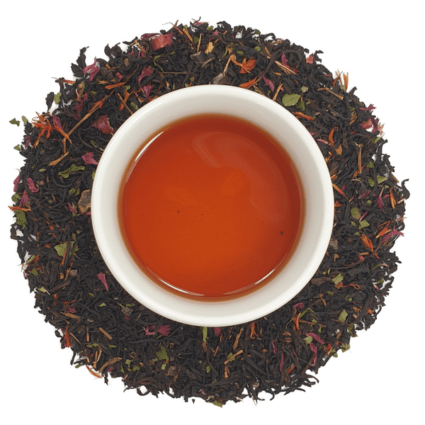 Black Forest loose leaf black tea with real chocolate and cherries