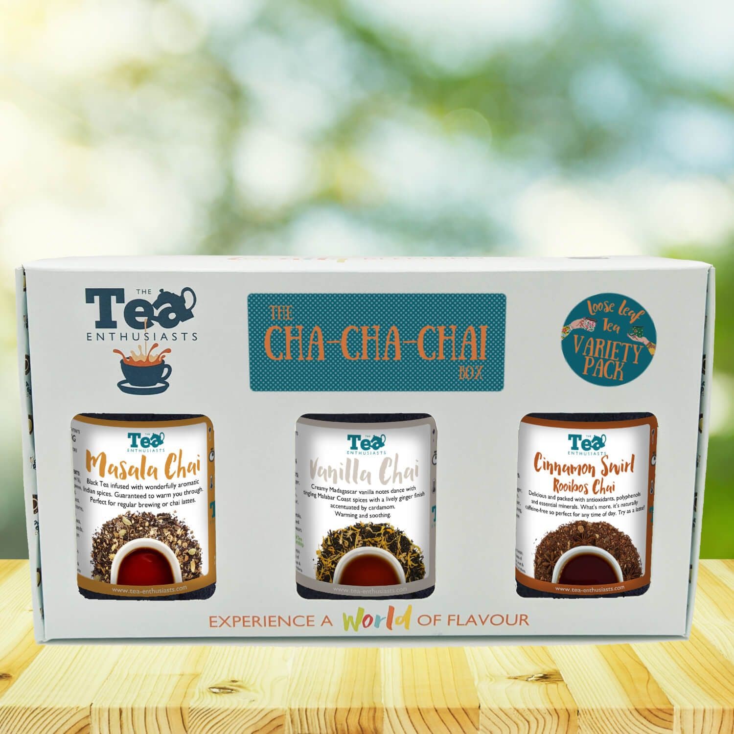 Tea Chapter 37 Cha Cha Chai Tea Gift Set - Loose Leaf Selection Box from the Tea ...