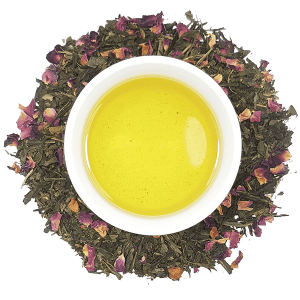 Cherry Rose Sencha Loose Leaf Green Tea