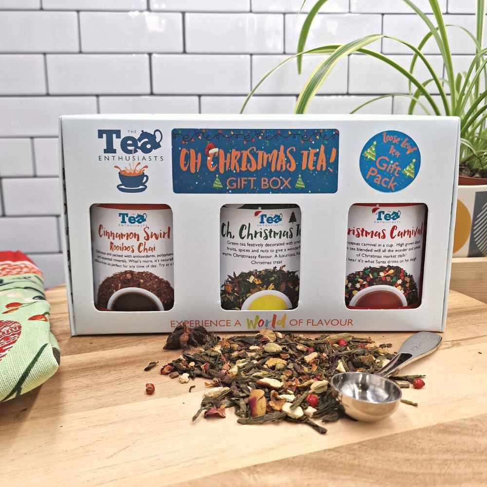 Christmas Tea Gift Set - 3 x 100g Festive Loose Leaf Teas