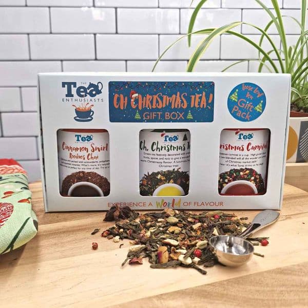 Oh Christmas Tea Gift Set - Loose Leaf Selection Box from the Tea Enthusiasts