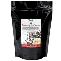 Cranberry Rose Sencha loose Leaf Green Tea