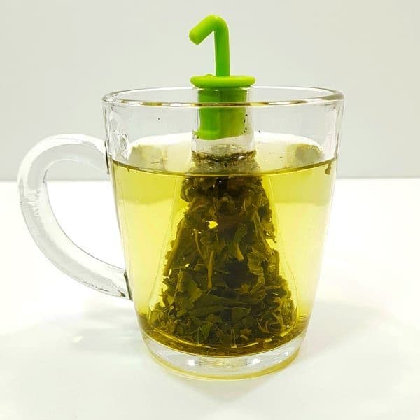 Science beaker tea infuser