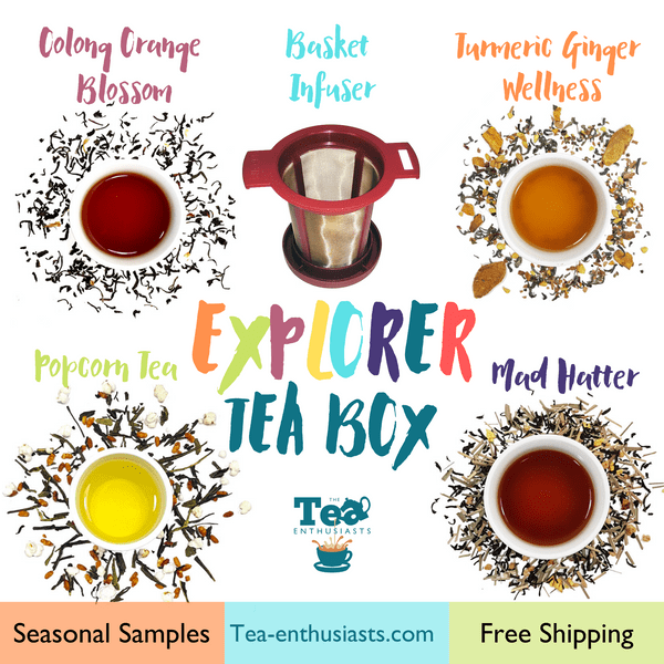 Tea Explorer Loose Leaf Tea Box Set Gift