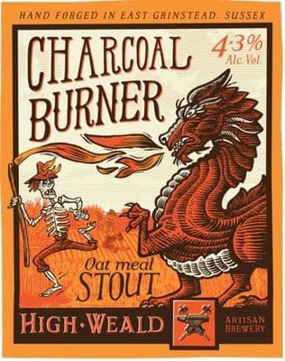 Charcoal Burner 4.3% - High Weald Brewery