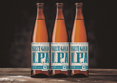 First Gold IPA, Alc 5.4% - High Weald Brewery