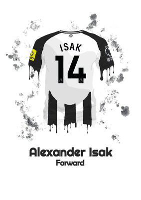 Alexander Isak - 14 - 2024 Newcastle Home Shirt