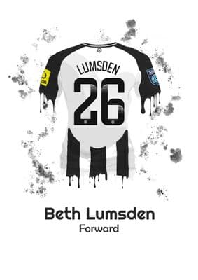 Beth Lumsden - 26 - 2024 Newcastle Home Shirt
