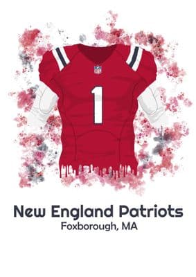 New England Patriots 2024 Throwback Jersey