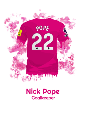 Nick Pope - 22 - 2024 Newcastle Away Shirt