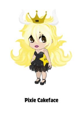 Pixie Bowsette Cartoon Drawing