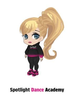 Spotlight Dance Cartoon Drawing