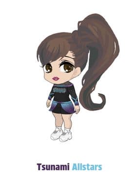 Tsunami Cheer Cartoon Drawing