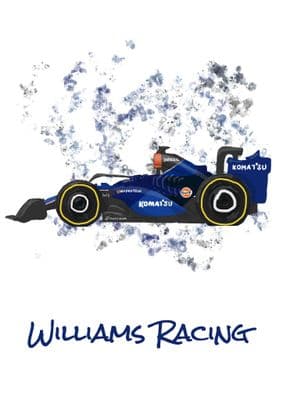 Williams F1 Cartoon Drawing