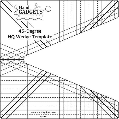 45 Degree Wedge Ruler - discontinued. Last ones! 25% OFF
