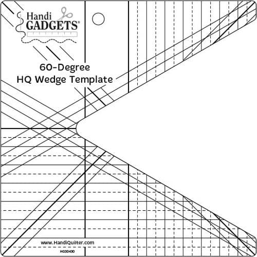 60 Degree Wedge Ruler - to be discontinued soon. Last ones! 25% OFF