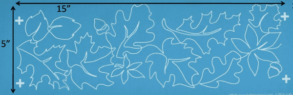 Autumn Wind Stencil